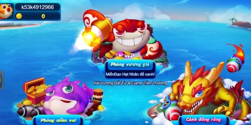 Game bắn cá Bombing Fishing thú vị và thu hút nhiều người chơi