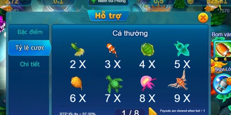 Luật chơi nên biết để áp dụng trong cách chơi Bombing Fishing