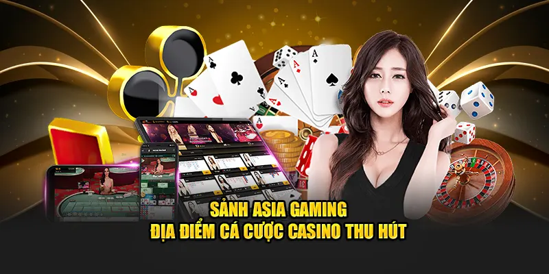 Sảnh Asia Gaming - Địa điểm cá cược casino thu hút