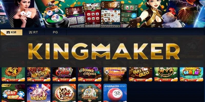 Sảnh game cá cược 3D Kingmaker hiện đại mang đến trải nghiệm vượt trội